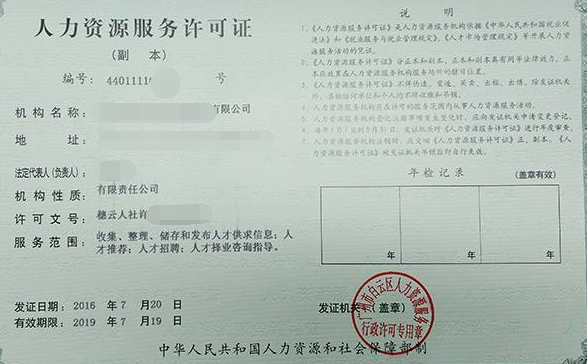 2017年怎么办理人力资源许可证_人力资源许可证